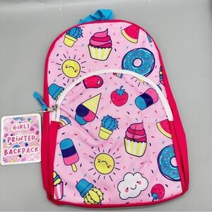 Colorful Girls Printed Backpack